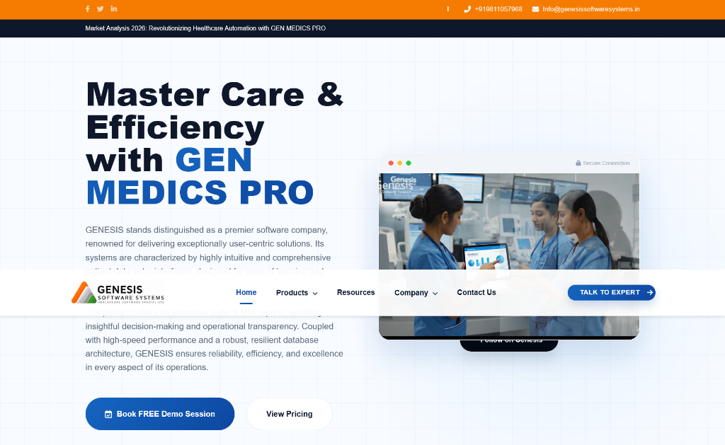 Genesis Software screenshot
