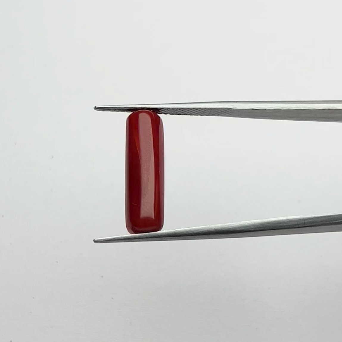 Certified Natural Energized Certified Red Coral Gemstone 5.50 Ratti for Mars Energy, Courage, and Passionate Success