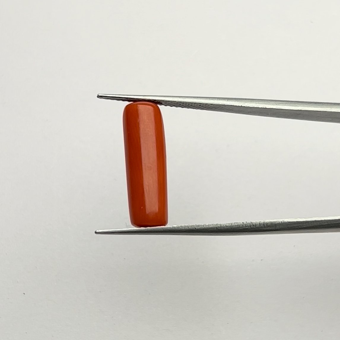 Certified Natural Energized Red Coral Gemstone 6.50 Ratti for Mars Energies, Courage and Protection