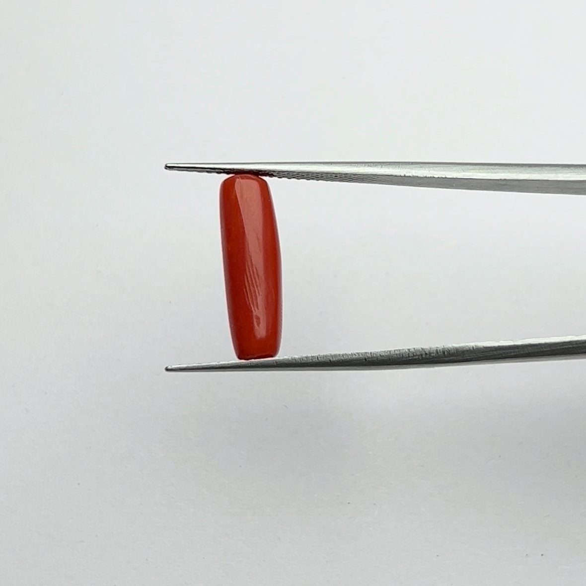 Certified Natural Energized Red Coral Gemstone 5.00 Ratti for Mars Planet Balancing and Courageous Spirit Growth