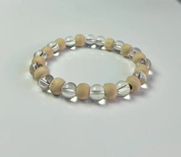 Sphatik with Tulsi Bracelet